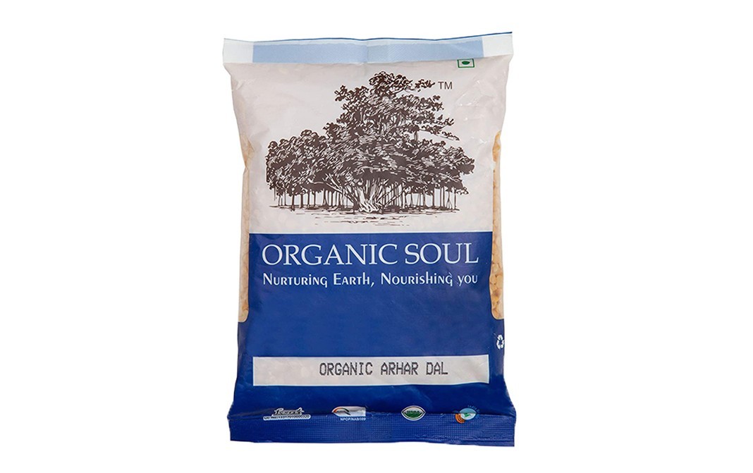 Organic Soul Organic Arahar Dal    Pack  500 grams